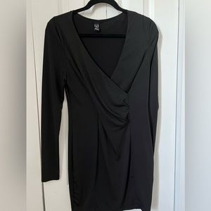 Windsor Black Long Sleeve Dress